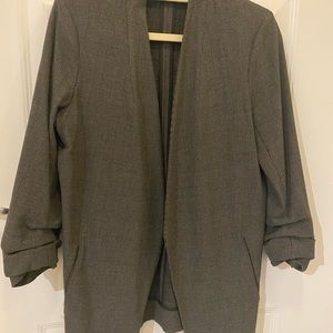 Babaton Power Blazer. Black and grey. Size 10.